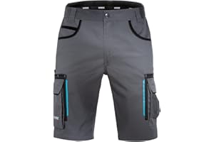 Uvex Tune-Up Pantalones Cortos de Trabajo | Pantalón Cargo | Bermudas con Multi - Bolsillos | Shorts Laboral | Grises - Negros - Azules - Verde
