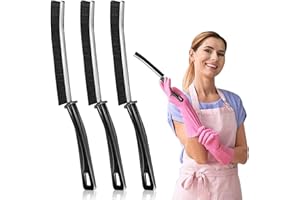 MPXEAVG 3 Pcs Brosse Nettoyage, Brosse De Nettoyage des Interstices, Brosse Joint Carrelage, Outils de Nettoyage, pour Rainure Fenetre, Salle de Bain, Toilettes, Cuisine