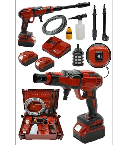 STEINER Alman 999 Vf 20 Ah 100 Bar Kömürsüz Şarjlı Oto Yıkama