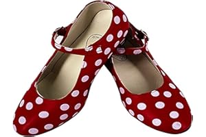 AMINA JAADE Zapato de Baile Flamenco o sevillanas con Tacón para Niña y Mujer. Zapato de Feria