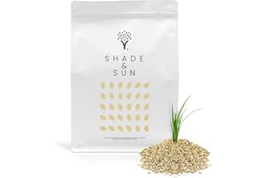 MOOWY Shade-Tolerant Grass Seeds 50 m² – Premium UK Lawn Seed with Biostimulant Coating for 38% Higher Germination – Perfect for Thickening Shaded Areas & Thin Patches Around Borders, Fences and Trees