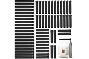 AiQInu 60 Pièces Pince Sachet Alimentaire, Fermeture Sachet Alimentaire 7/11 cm, Pince Sachet Cuisine Réutilisable pour Emballage Cuisine Bonbons Snack