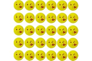 Regerly Balles de Ping Pong, Balles de Emojis Table Tennis 40 Mm pour l'Entraînement Et Les Jeux Décoration Jouets Animaux Adultes Et Enfants Jeux Boule