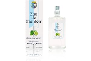 PRESTIGE DE MENTON Eau de Menton - Citron Vert - Eau de Toilette mixte, Artisan Parfumeur en Côte d'Azur (50 ml)