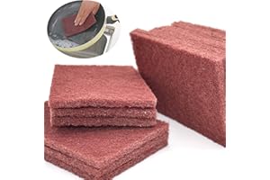 Xiuyer Spugnette Abrasive Riutilizzabile Panni Detergente Domestico Lavaggio Paglietta Spugne Scrubber Cuscinetti di Pulizia per Cucina Piatti Pentole Padelle Lavello(15 Pezzi, 10x15 cm)