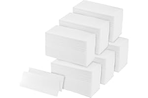 IMBALLAGGI 2000, Asciugamani Monouso Carta Usa e Getta Piegate a Z 6 Pack x 150 Pz Pura Cellulosa 2 Veli Morbidi Assorbenti, Salviette Dispenser Universale Asciugamani Carta Mani Foglio Aperto 24x21cm