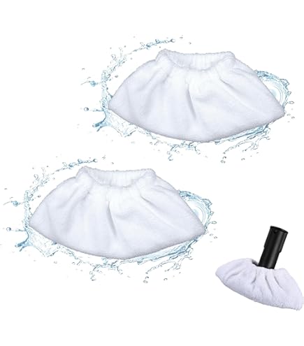 vhbw Dweildoek, compatibel met Vileda Easy Twist mop, 25 x 13 x 2 cm, set van 5 stuks