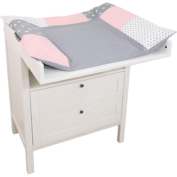 Rivestimento Per Fasciatoio IKEA Vädra - 100% Cotone Musslin, Grigio - Foto 4