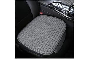 JNNJ 2 Stück Sitzkissen Auto Vordersitze, Auto Sitzauflage Sitzkissen Sitzbezüge Avec Fond Antidérapant, Anti Rutsch Autositzschoner, Für Auto Vordersitz(Grau)