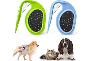 BGTLJKD 2 Pièces Coupe Noeud Chat Poil Long, Coupe Noeud Chat, Brosse pour Chien à Poils Longs, Peigne Chat Poil Long pour Éliminer les Poils Emmêlés et Lâches
