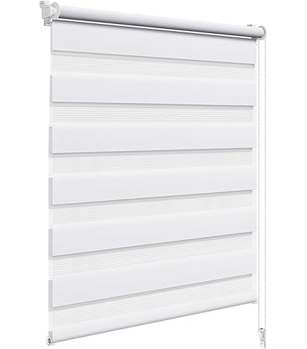 Estika Plisségordijnen zonder te boren, Premium Klemmfix - 50cm x 180cm hoog - Ivoor - Moderne bescherming van de privacy voor ramen, Raamgordijnen zonder te boren