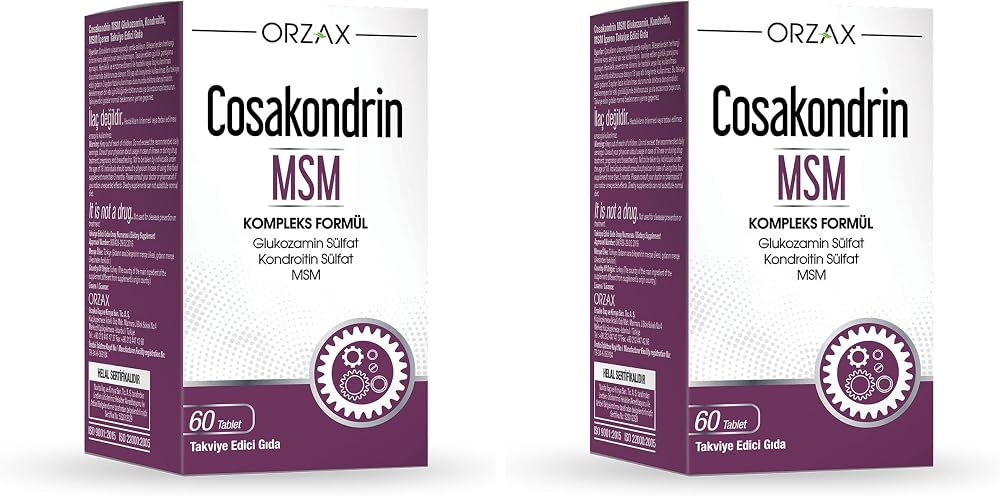 Orzax Cosakondrin Msm 60 Tablet (2 paketi)