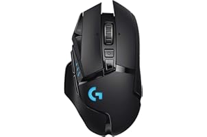 Logitech G502 LIGHTSPEED kabellose Gaming-Maus mit HERO 25K DPI Sensor, Wireless Verbindung, USB-Anschluss, RGB-Beleuchtung, 