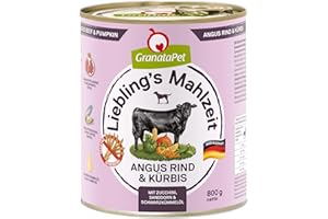 GranataPet Liebling’s Mahlzeit Angus Skórka i Kurbis w puszkach Karma dla Psa 6x 800 g