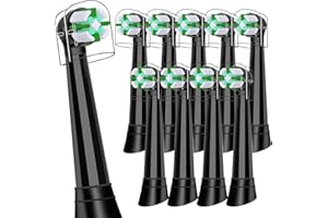 CALLYSONIC Recambio Cepillos Compatible con Oral B IO Cepillos Eléctrico, Cabezales Compatible con Oral B IO 2/3/4/5/6/7/8/9/10 (10 Negro)