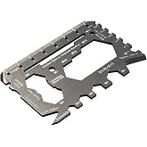&Ccedil;ok Ama&ccedil;lı Cep Kartı Toolcard 28 Fonksiyonlu Paslanmaz &Ccedil;elik - Cıvata Anahtarı, Tornavida, Bisiklet Jant Anahtarı, Tornavida,