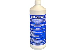 BIO8 URI-KLEAR - COMMERCIAL GENTS URINAL UNBLOCKER. Professional grade product. 1 Litre (not suitable for domestic applications). 1 Litre
