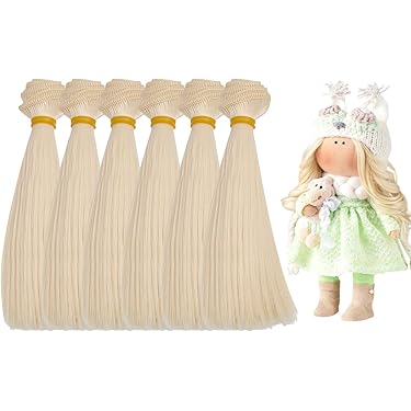 Parrucche Ricci Per Bambola Globleland - 5 Pezzi 100cm Colorate Per Fai Da Te
