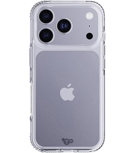 Tech21 EvoSparkle Custodia Per IPhone 16 Pro - Protezione Urti 3,6m Con MagSafe, Trasparente Con Effetto Olografico, Biodegradabile - 2