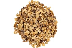 Walnut Nibs 1kg – Chopped Walnuts SMALL PIECES - 4-8mm Wal nut Piece Broken Nibbed Natural Raw Bits Crumbs Nuts Cooking Baking Salads Desserts Cakes Blending Breakfast Bulk (Packaging May Vary) PURIMA