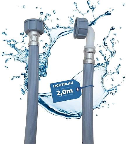 Tuyau Aquastop Lave-linge 1,5m - Sécurité Anti-fuite, Raccord 3/4 Pouce - Pour Machine à Laver