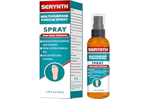 DEEJUNS Athlete’s Foot Treatment Spray 100 ml – Fast Acting Antifungal Treatment for Fungal Itching & Cracking. Anti Fungal Foot Spray, Convenient and Easy to Use Foot Care Solution.