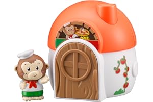 VULLI Klorofil – Le Camping-Car des Klorofil « Pocket » – Jouet Éducatif Enfant 18 Mois+ – Véhicule Pop-Up Interactif avec Cuisine Et Chambre – Figurine Ours Polaire Incluse – Format Nomade Transportable