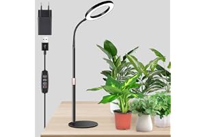 Ainiv Växtlampor för Inomhusväxter, Fullspektrum LED-växelbelysning, Växtlampor med Automatisk 6/12/16H Timer, 43-60cm Höjdju