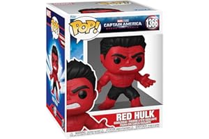 Funko POP! Super: Captain America: Brave New World - Red Hulk - Figura in Vinile da Collezione - Idea Regalo - Merchandising Ufficiale - Giocattoli per Bambini e Adulti - Movies Fans