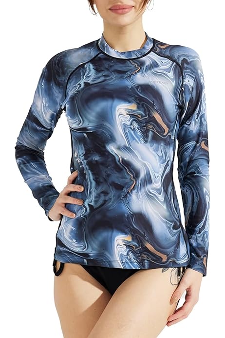 Takini Dames BesserBay Rash Guard Dames UV Shirt Met Korte