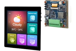 ESP32-S3 Development Board, 4 Inch Multi Touch LCD Screen with 480x480 Resolution 65K Colors BLE5 Capacitive Touch Display Supports CAN RS485 I2C Interfaces