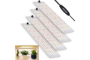Altueey LED Grow Light, Dimmable Plant Grow Light Full Spectrum 4/8/12H Timer, Plant Light with 504pcs LEDs for Indoor Plants, Hydroponic Flower Seeding Veg & Bloom Plant Growing Lamps