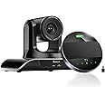Tenveo 10X PTZ Conference Room Camera System with Bluetooth Speaker and Microphone, USB/HDMI/RJ45, 1080P 60FPS Live Streaming Camera for Meetings, Church, Education