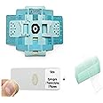 Vital's Foldscope Classroom Kit (Paper DIY Microscope) + one Prepared Slide for Ready Viewing + 2 Pieces of Plain Glass Slide (Blue)