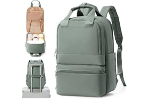 UPPACK Zaino Ryanair 40x20x25 Zaino Da Viaggio aereo Bagaglio a Mano Donna Zaino Borse da Cabina Borsa da Viaggio aereo Zaino per PC Impermeabile Casual Daypack