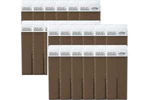 DEPILION Caja de 24 x Cera Roll On cartuchos de 100ml Chocolate - Roll-on Cera para depilación