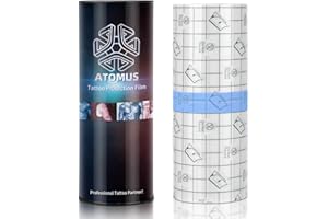 ATOMUS Suministros De Tatuaje De Vendaje Adhesivo De Curación Después Del Cuidado Del Tatuaje Transparente Impermeable Del Tatuaje Del Tatuaje Del Tatuaje De 10m
