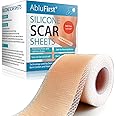 Silicone Scar Tape(1.6“ × 60“Roll), Medical Silicone Scar Sheets, Effective Professional Scar Removal Sheets for Keloids, Tummy Tuck, C-Section, Acne, Burn et (1.6x60 Inch (3-5 Month Supply))
