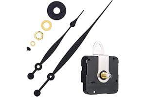 Hicarer Hohe Drehmomentquarz Uhr Bewegungs-Ersatzteile mit 208 mm/ 8,2 Zoll Langen Spaten Händen und Aufhänger