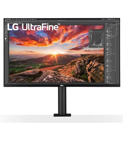 LG UHD Monitor (32UQ750) – 31.5 inch UHD 4K HDR Monitor