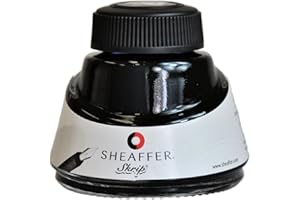 Sheaffer Skrip 94211 - Tinta embotellada azul azabache/negro, 50 ml