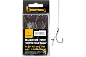 Browning Braid Feeder Leader Method Bronze Boilie Needle