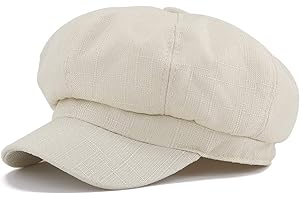 Gisdanchz Boinas para Mujer Estilo Simple Sombrero Octogonal Aire Libre Accesorios