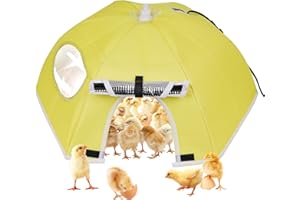 MOGOULUA Brooder Heater for Chicks 55cm Large Capacity Brooder Heat up to 50 Chicks Heating Tent Warmer for Baby Chick & Duckling 80 °C for Poultry Foldable Brooder Heater Tent