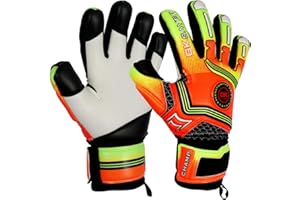 GK Saver Football Goalkeeper Gloves Champ 01 Orange Negative Cut Goalie Gloves