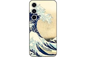 Berkin Arts Compatible con Samsung Galaxy S23+ Plus 5G Funda Premium Silicona Carcasa Ukiyo-e Estilo japonés (Katsushika Hokusai-La Gran Ola de Kanagawa)