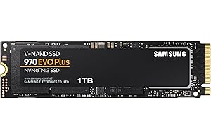‎SAMSUNG Samsung 970 EVO Plus NVMe M.2 SSD, 1 TB, PCIe 3.0, 3.500 MB/s Lesen, 3.200 MB/s Schreiben, Interne SSD für Gaming und Grafikbearbeitung, MZ-V7S1T0BW