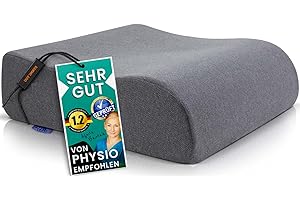 ‎DYNMC YOU DYNMC you Bequeme Sitzerhöhung Stuhl Erwachsene & Kind - Test SEHR GUT [MIT PHYSIOTHERAPEUTEN ENTWICKELT] - Formstabiles Sitzkissen Stuhl - Perfekte Sitzerhöhung Auto, Büro, Aufstehhilfe (Grau)