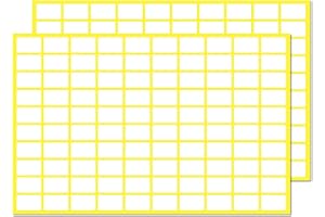 ‎TOWNSTIX 13 x 8 mm, Aufkleber Etiketten Selbstklebend Klebeetiketten zum Beschriften - Weiß (2000 Stück)