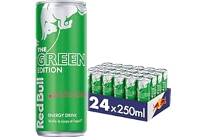 Red Bull, Boisson énergisante, goût fruit du dragon 250ml (lot de 24 canettes)